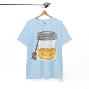 Honey Jar Graphic Tee: Unisex Cotton Bee Lover T-Shirt