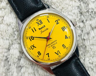 ヴィンテージ レア ORIS グリーンダイヤル 機械式 手巻き ST-96
