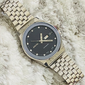 Vintage Enicar Automatic Black Dial 25 Jewels Swiss Made Men’s Wrist watch ETA Movement