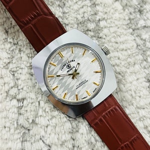 Vintage Favre Leuba Geneve White Dial Mechanical Handwinding 17Jewels Cal 101 Swiss Made Wrist Watch~ Swiss Made~ Gift for him/her