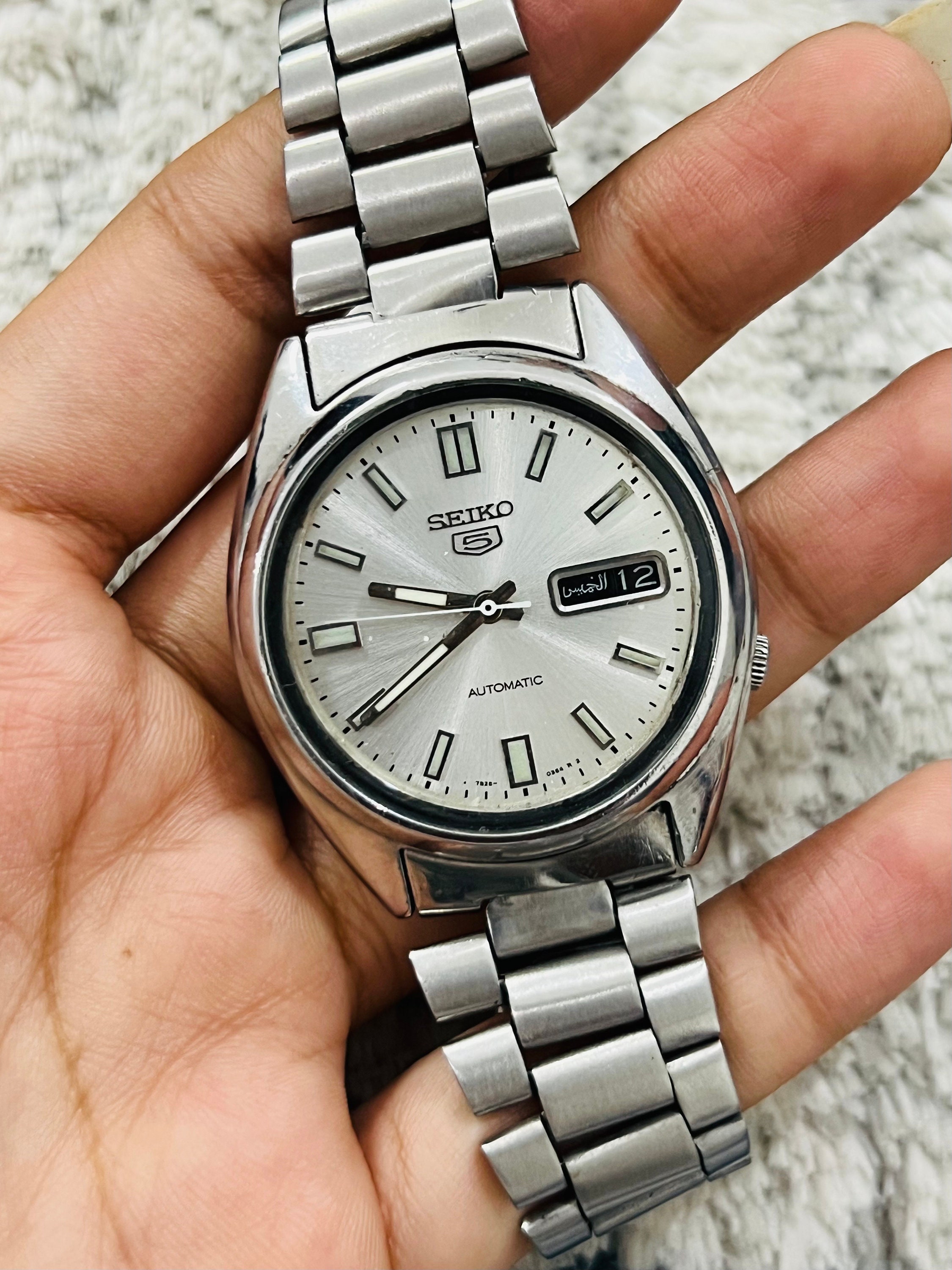 SEIKO SEIKO 5 7S26-0480 Day Date Automatic Back Su | eBay