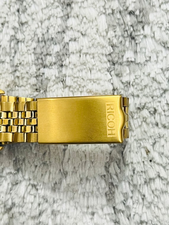 Vintage Ricoh President Automatic 21jewel Date/day Red Dial Japan