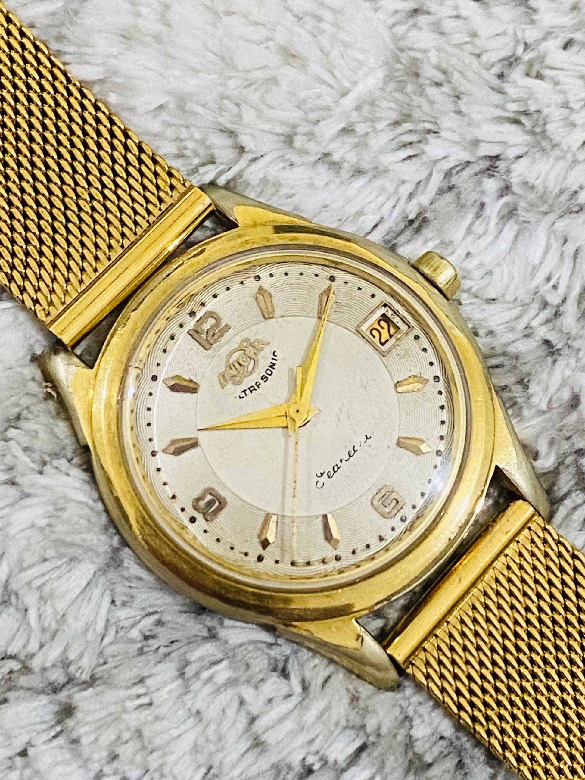 Rare Enicar Ultrasonic SEAPEARL 17 Jewels Hand Winding Watch