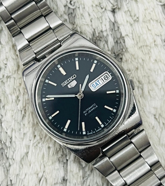 Vintage Seiko 5 Automatic Movement No.7s26 01h0 Day date Men s Wrist Watch Japan Made Gift for Him Etsy Israel