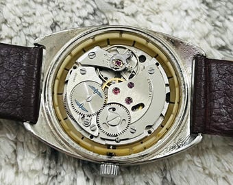 Vintage 1980s Rotary 17jewels Incabloc Vintage Dial Automatic