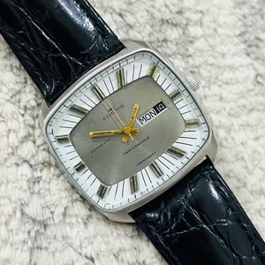 Seltene Vintage Fortis Performance Graues Zifferblatt Tv Case Swiss Made Armbanduhr ~ Swiss Made ~ Geschenk für Sie / Ihn