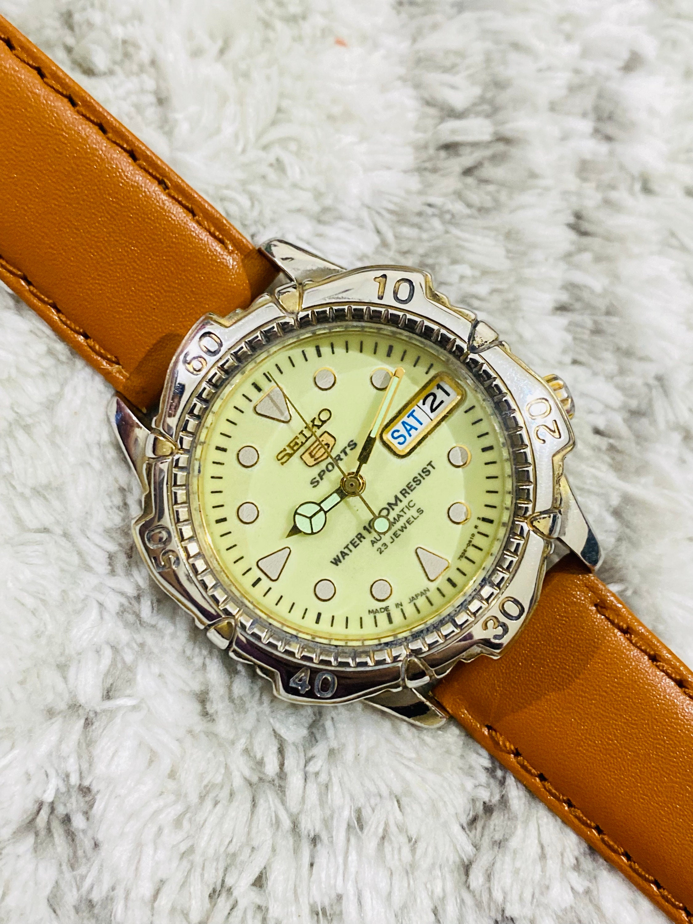 Rare Seiko 5 Sports Water 100m Resist Automatic 23 Jewel - Etsy