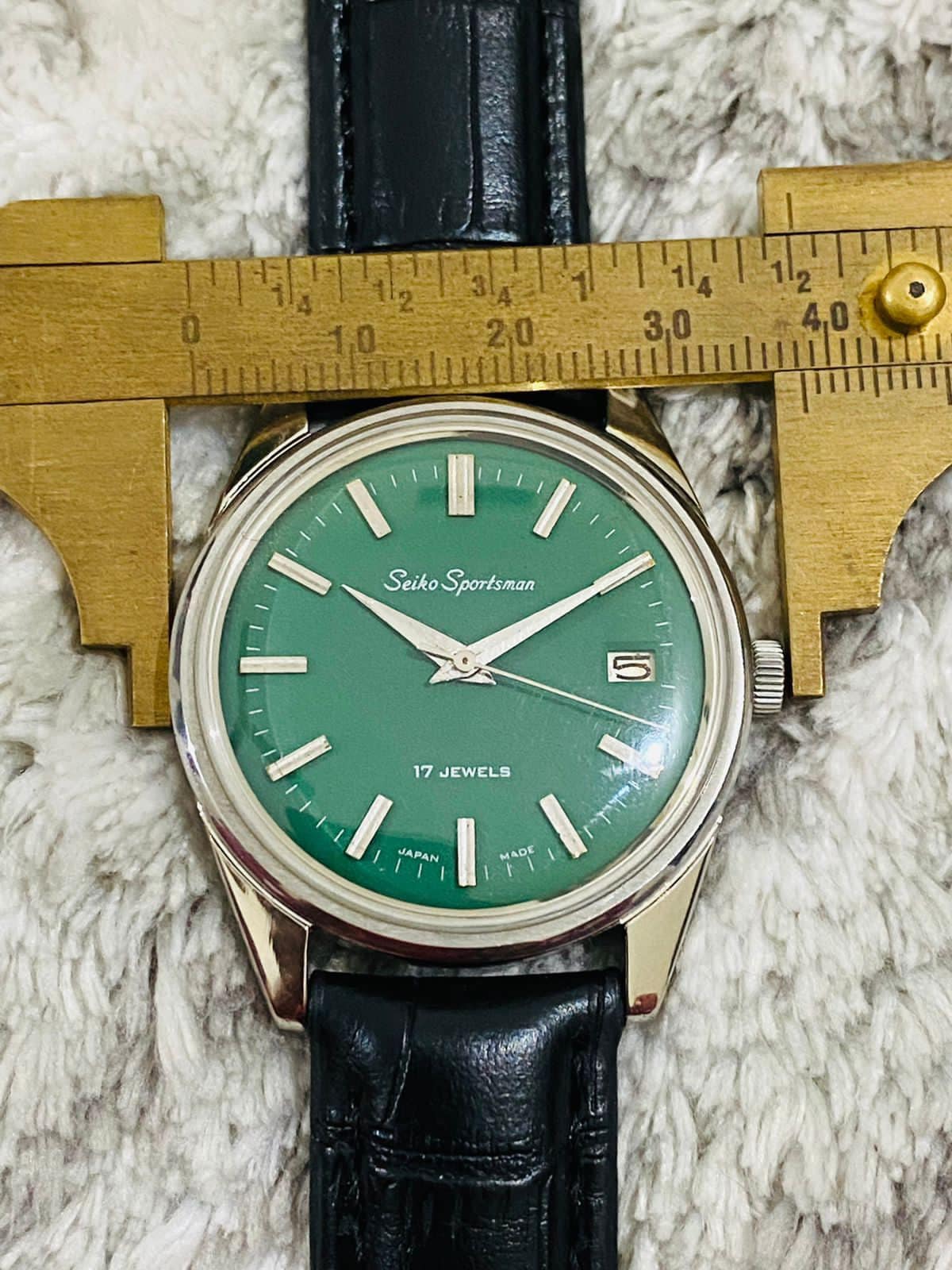 ヴィンテージ セイコー スポーツマン 17 石 手巻き腕時計 参照番号