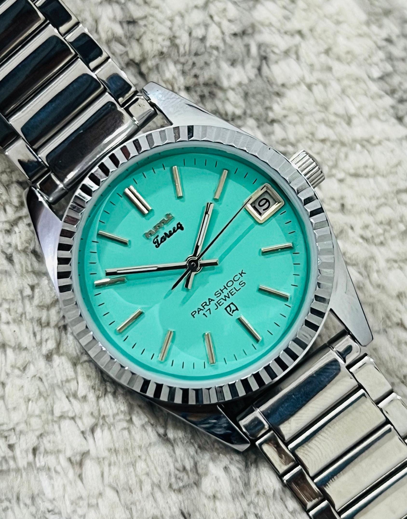 Vintage Rare HMT Tareeq Tiffany Dial Manual Winding Vintage Watch