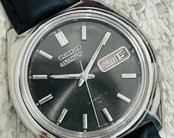 Rare SEIKO 5 ACTUS SS Ref. 6106-8470, Vintage Rare Japan Watch