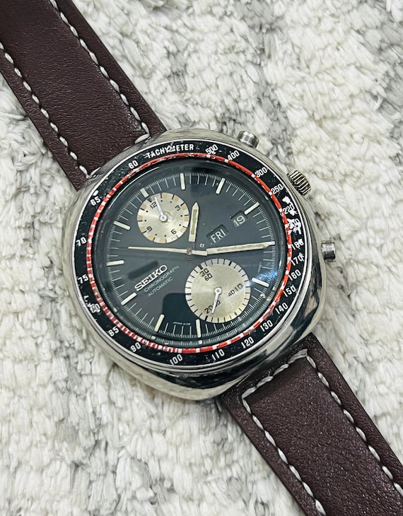 o*a様 SEIKO 自動巻き クロノグラフ 時計 ブラック　6138-0040 o*a様 SEIKO 自動巻き クロノグラフ 時計 ブラック 6138-0040 セイコー