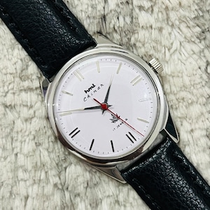 Vintage HMT Chinar Manual Winding Rare White Dial 17Jewels Men’s Wrist Watch~ Mechanical Watch~ Gift for him/her
