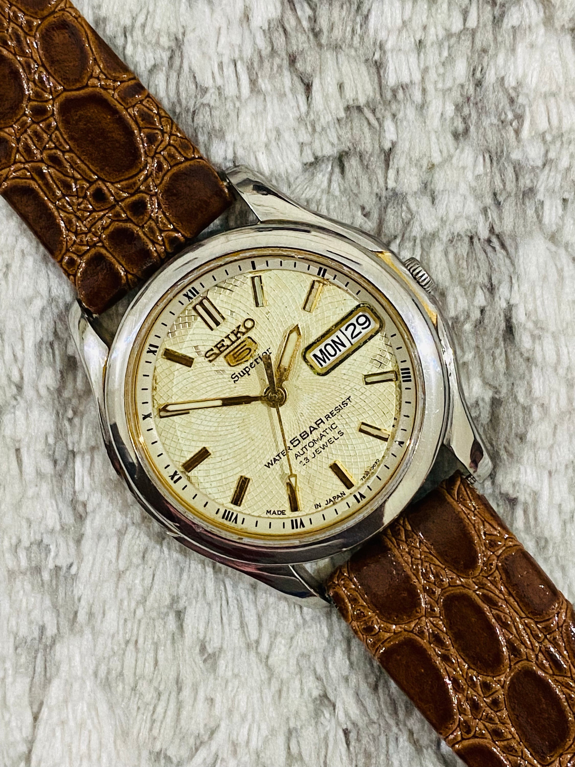Rare Seiko 5 Superior Water 5 BAR Resist Automatic 23 Jewel - Etsy