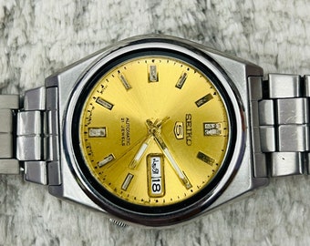 【新品バンド】SEIKO 5 ステンレス腕時計 7S26-8760 メッシュ Seiko Seiko 5 7S26-8760 Stainless Steel Day Date Silver