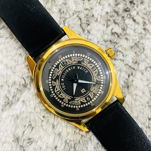 Rare Model HMT 100 MILLIONTH Mechanical 17Jewels Mechanical Hand winding Mens Wrist Watch