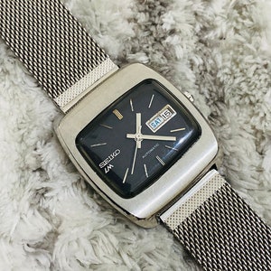 Vintage Seiko 5 Automatic Grey Dial Date/day Movement No