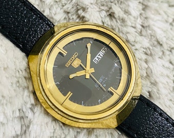 Vintage Seiko 5 Automatic Watch, Japan Made, 21 Jewels
