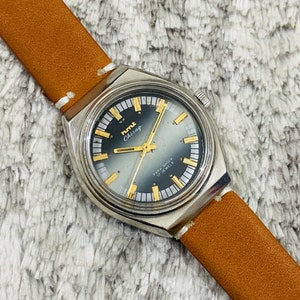 Vintage Original HMT Chirag Mechanical Handwinding 17Jewels Mens Wrist Watch~ Made in India~ Gift for him