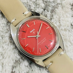 Vintage HMT KOHINOOR Manual Winding vintage watch~Beautiful Stainless Steel~ mechanical Wrist watch