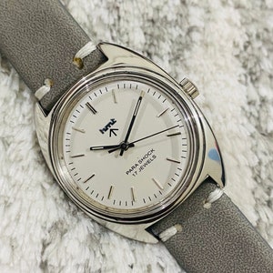 Vintage HMT KOHINOOR Manual Winding vintage watch~Beautiful white dial Stainless Steel~ mechanical Wrist watch