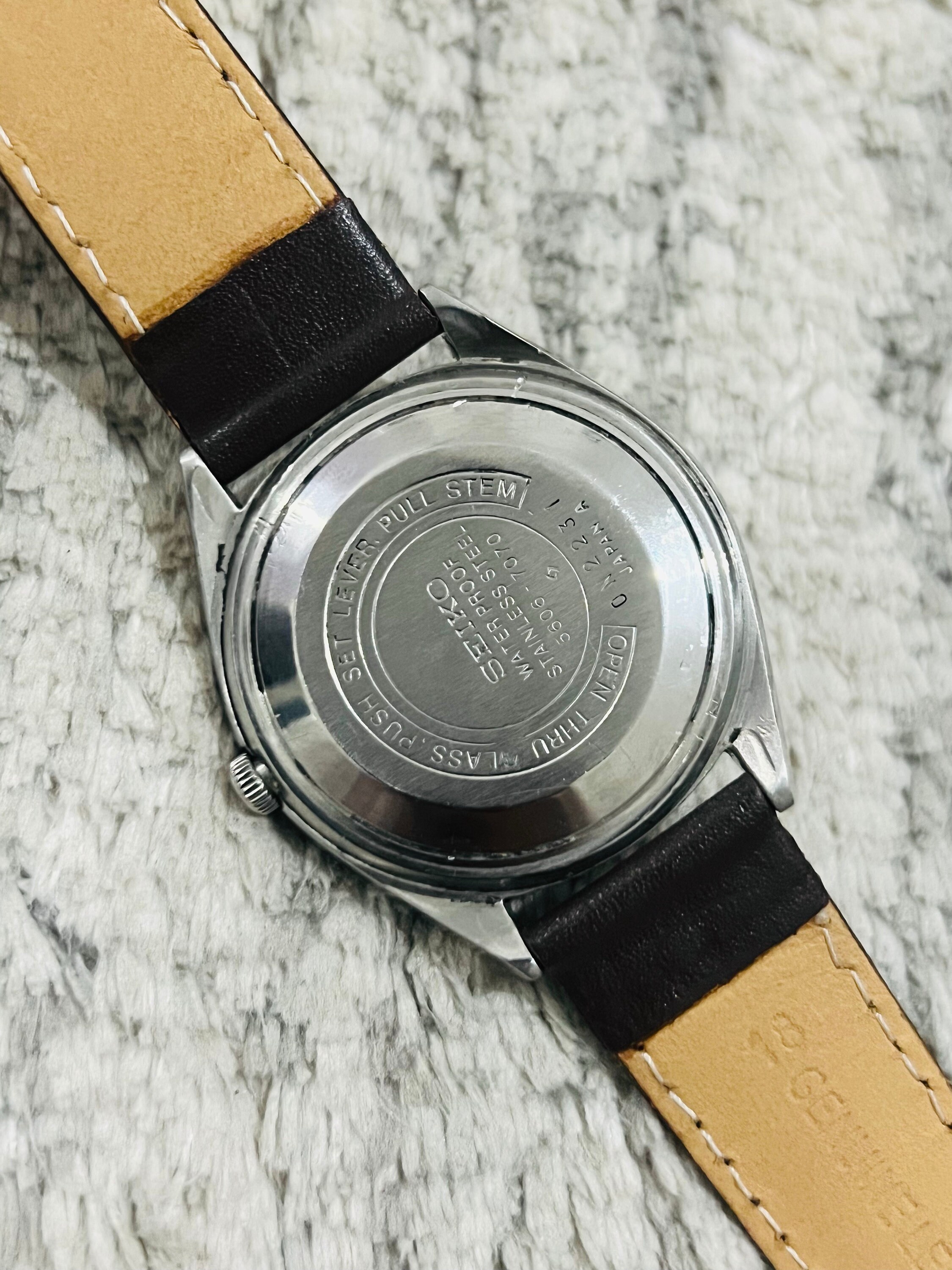 Vintage Seiko LM Automatic White Dial Date/day Movement No