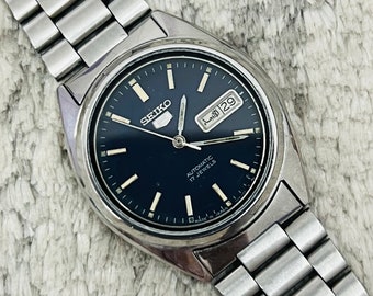 ヴィンテージ セイコー5 自動巻き メンズ腕時計 7009-821J ヴィンテージ セイコー 5 自動巻きムーブメント No.7009-821J ブラック