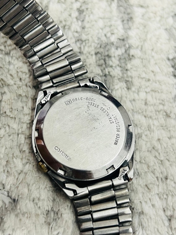 Vintage Rare Seiko 5 Automatic Blue Dial Movement No.7009-3160 Day