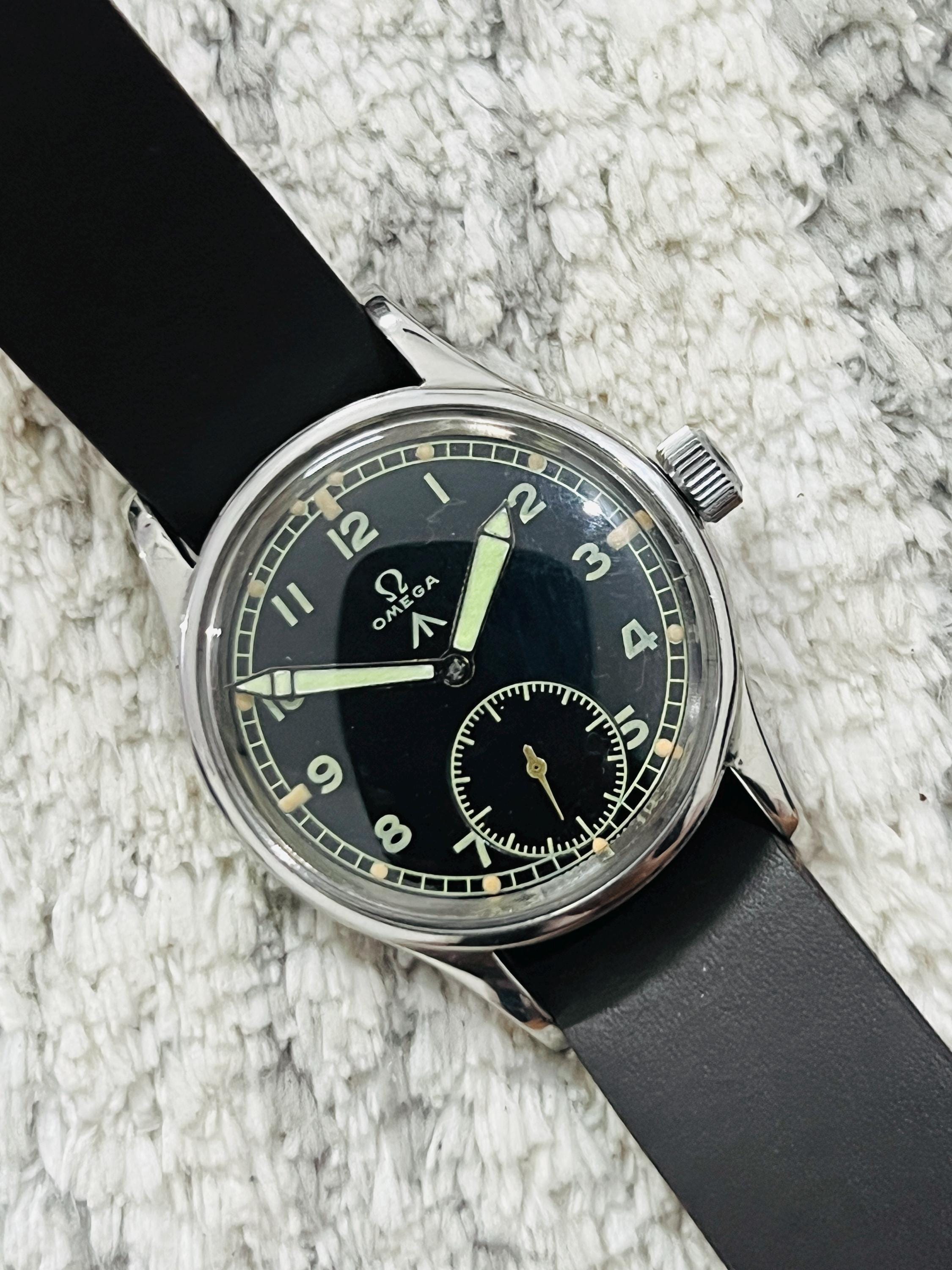 OMEGA オメガ ヴィンテージ ストップウォッチ 手巻き 軍用？鉄道用？ ヴィンテージ オメガ W.W.W. ミリタリー 手巻き ブラック ダイヤル