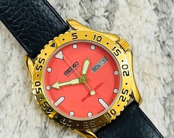 ヴィンテージ セイコー 5 自動巻きムーブメント No.7009-821J ブラック