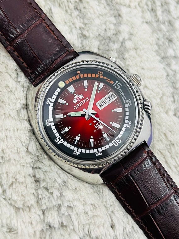Buy Vintage Ultra Rare Orient King Diver Automatic Red Dial