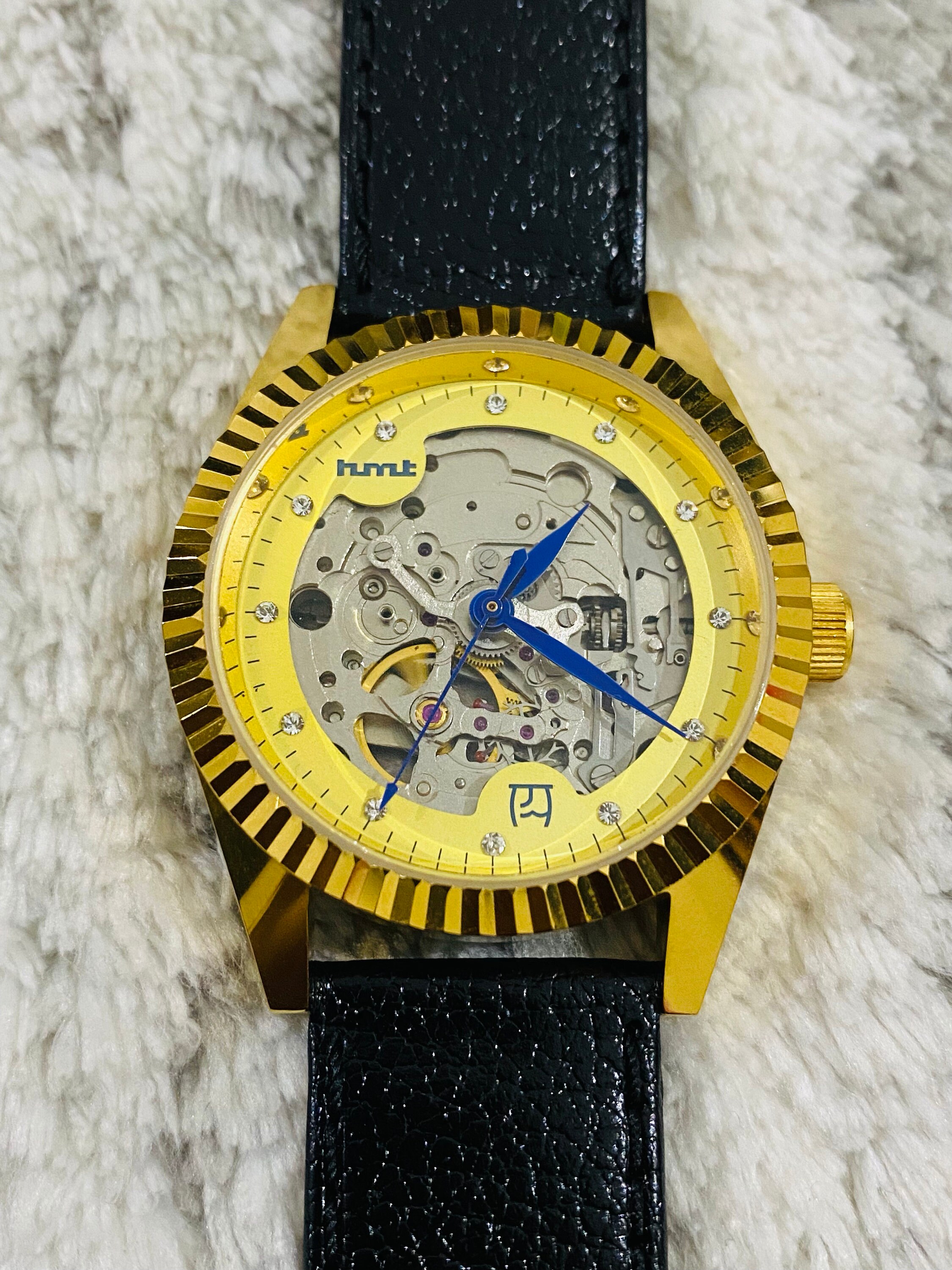 Hmt skeleton cheap automatic watches