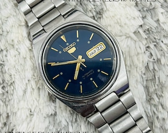 Vintage Seiko Diver Automatic 200m Black Dial Date and Day
