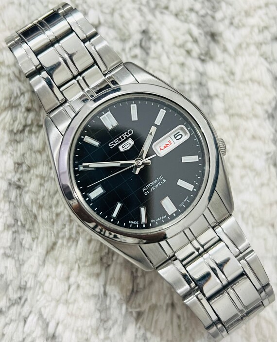 seiko5 automatic 21jewels メンズ腕時計 セイコー5オートマチック21ジュエルズ日本製SNXS77 SNXS77J1