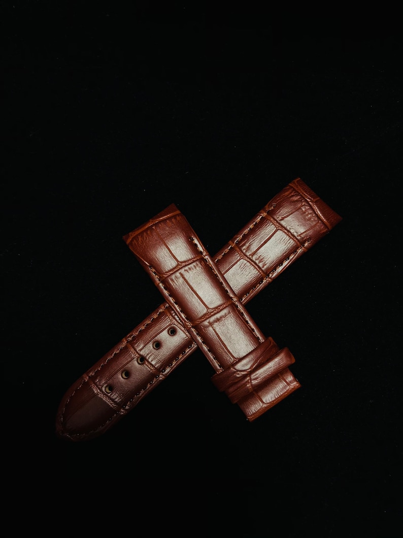 New Tissot 18mm Brown Genuine Leather Strap for Tissot watches.