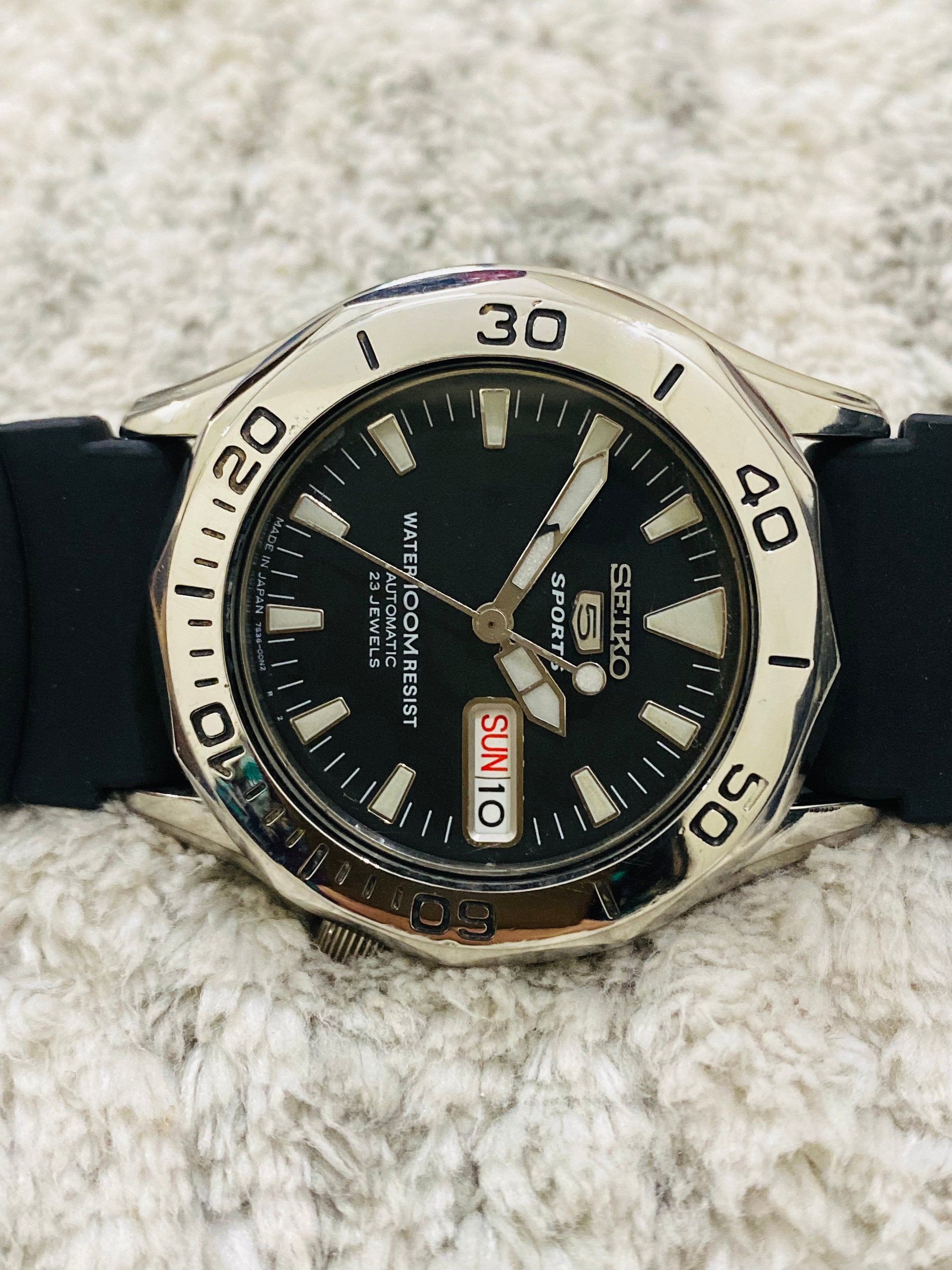 SEIKO セイコー 5スポーツ ダイバーズ 7S36-03C0 稼働品 【公式通販 