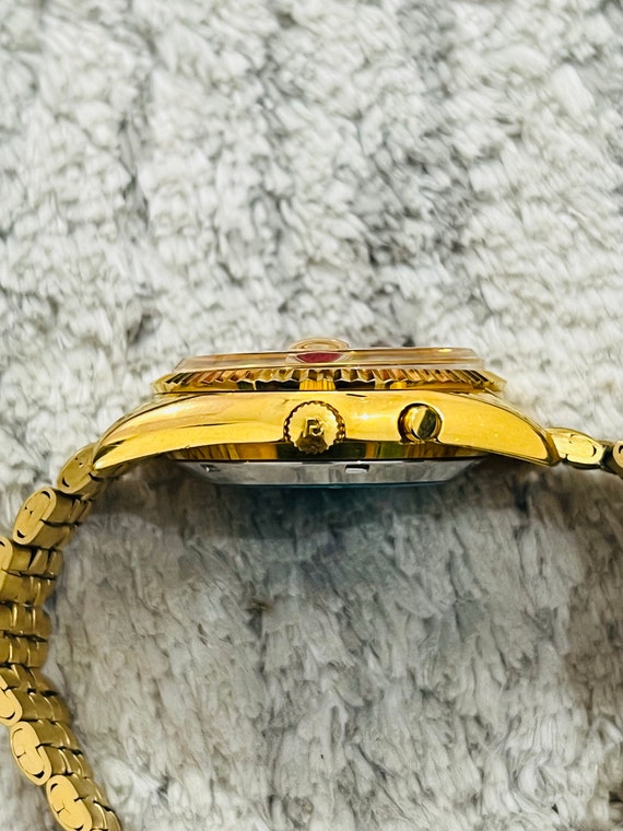 Vintage Ricoh President Automatic 21jewel Date/day Black Dial