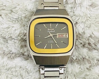 Buy Vintage Original HMT Kailash Automatic 21jewels Grey Dial Date