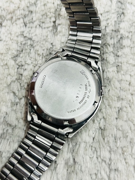 Vintage Rare Seiko 5 Automatic White Dial Movement No.7009-6000