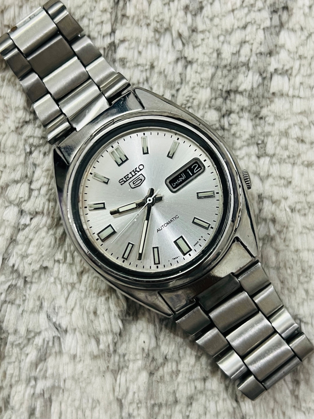 SEIKO 5 AUTOMATIC 7S26-0480 DAY/DATE VINTAGE MEN'S WATCH | eBay