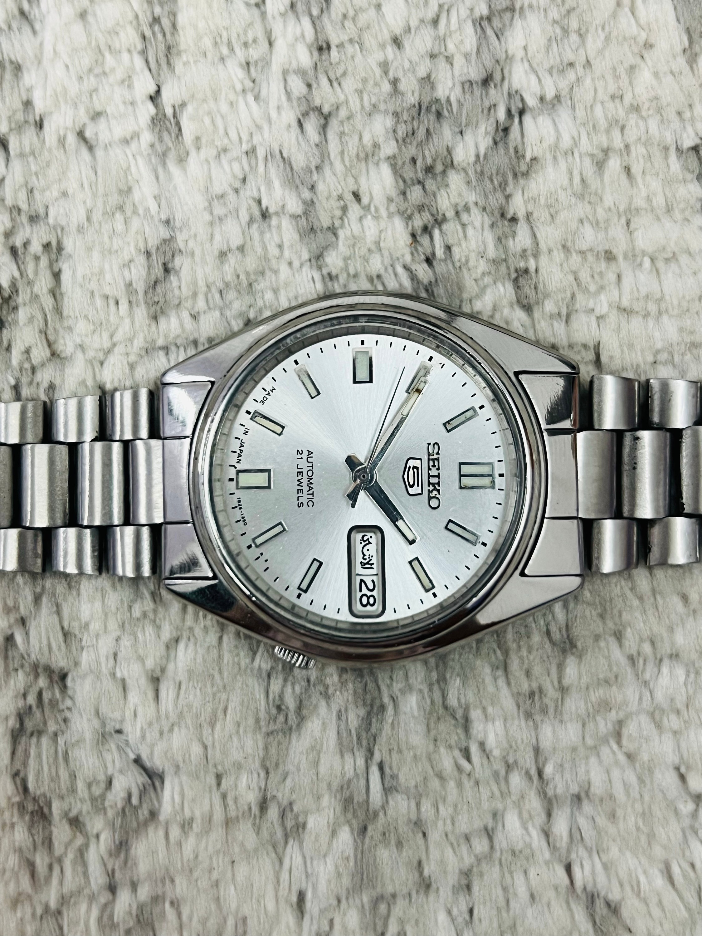 Amazon.co.jp: SEIKO5 セイコーファイブ 21 Jewels 腕時計