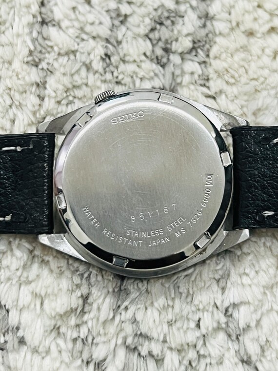 Vintage Seiko 5 Automatic 21jewels Date/day Black Pattern