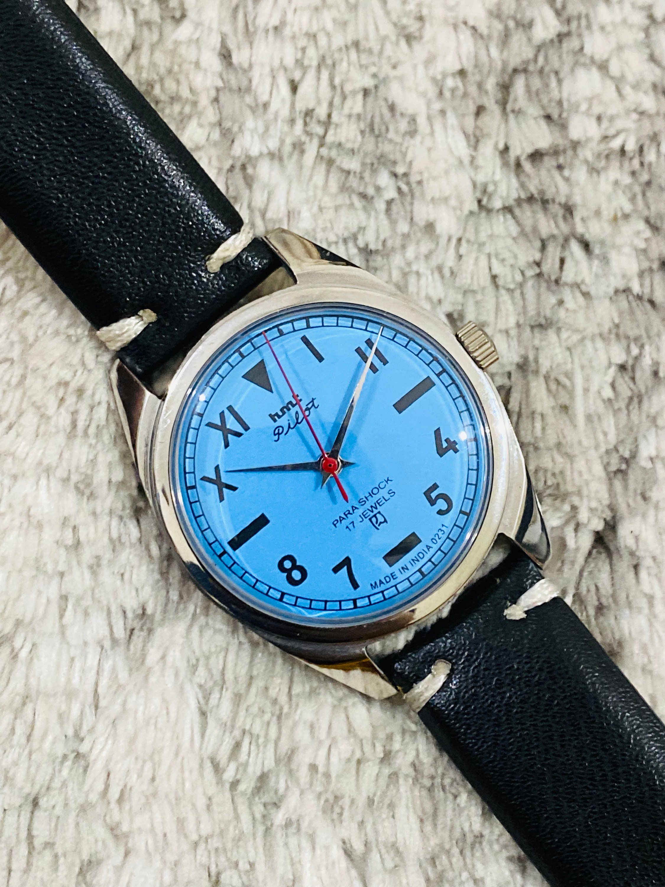 Hmt pilot parashock 17 jewels deals