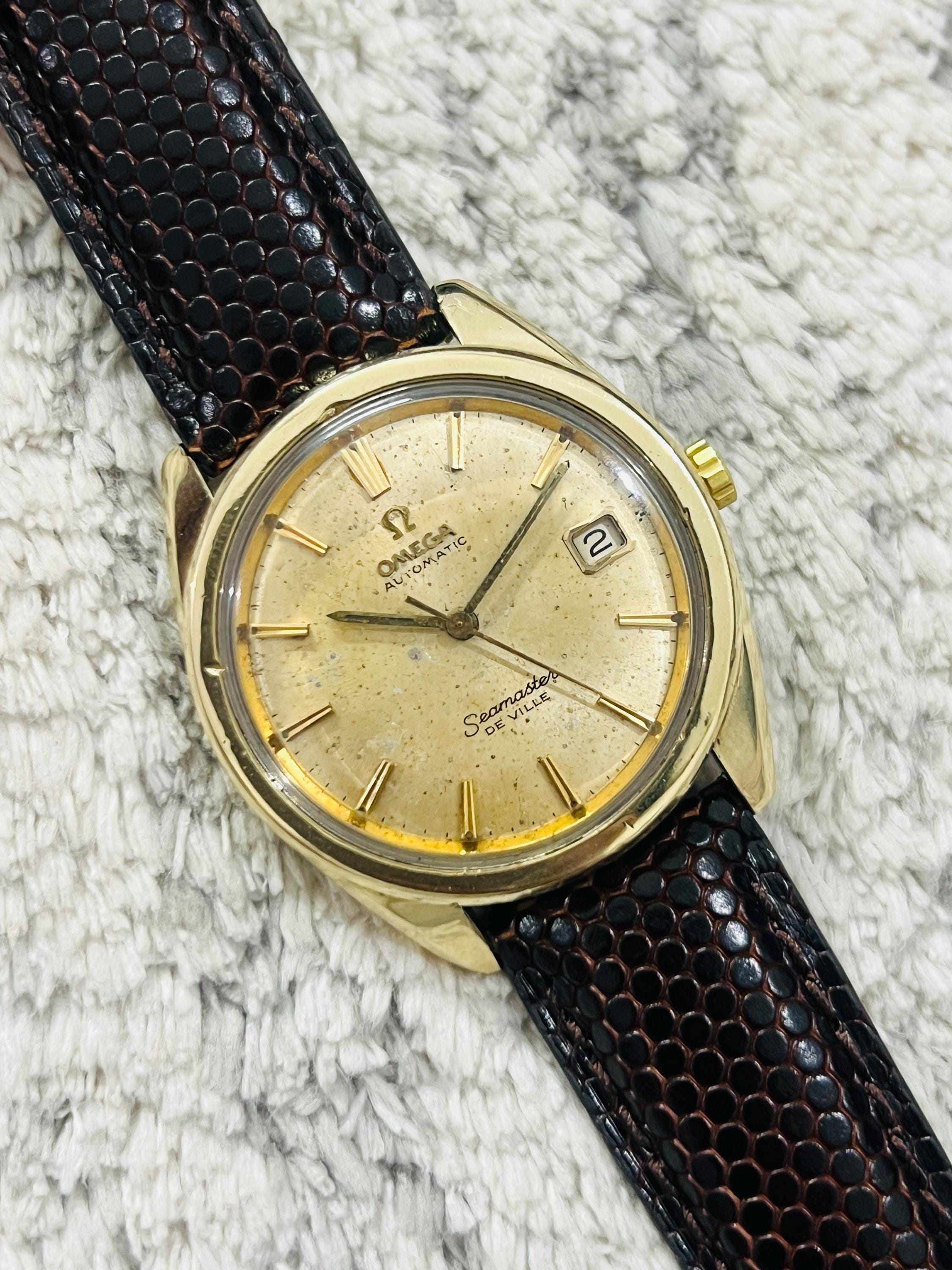 Vintage Omega Seamaster De Ville Automatic Gold Plated Swiss  display picture 1