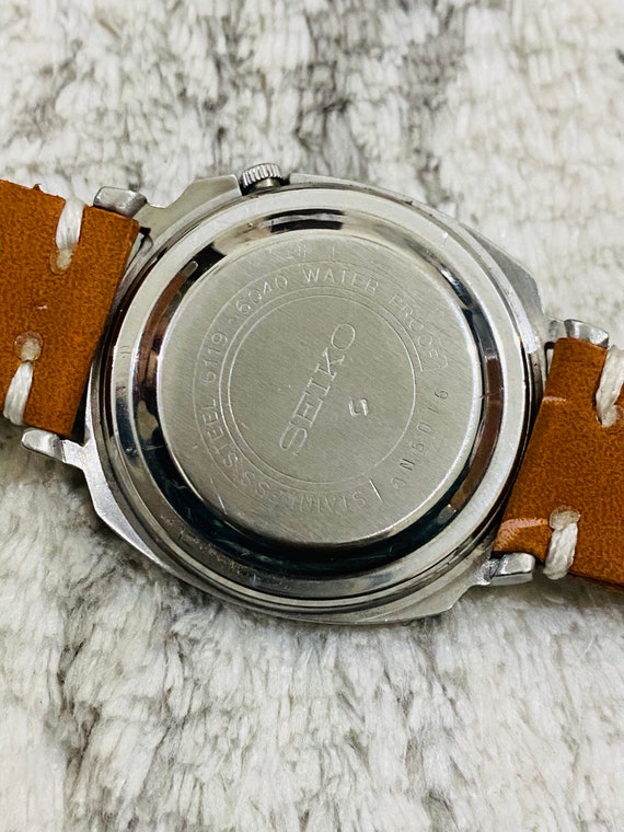 SEIKO 5 自動巻き 腕時計 ダークブルー　6119-6040 SEIKO 5 自動巻き 腕時計 ダークブルー 6119-6040