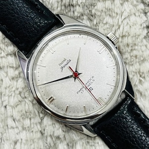 Vintage HMT Janata Manual Winding Rare Silver Dial 17Jewels Men’s Wrist Watch~ Mechanical Watch~ Gift for him/her