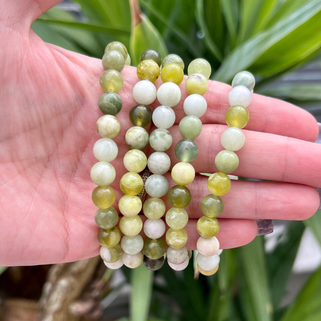 Jade Bead Bracelets Etsy