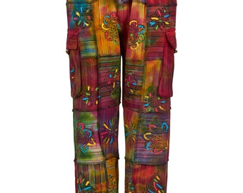 Long Patchwork Unisex Hippie Trousers