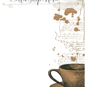 Cardápio de Café - Imprimível (3 cores)