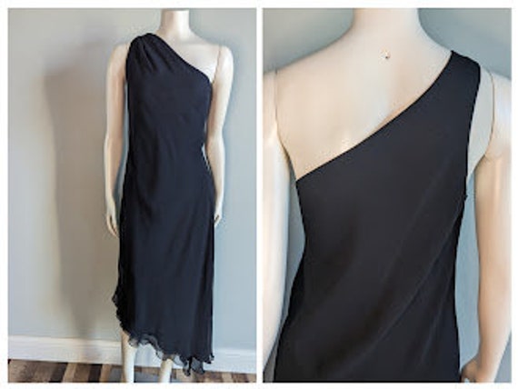 princess polly baby blue dress Lauren Ralph Lauren black cold shoulder dress main image 1