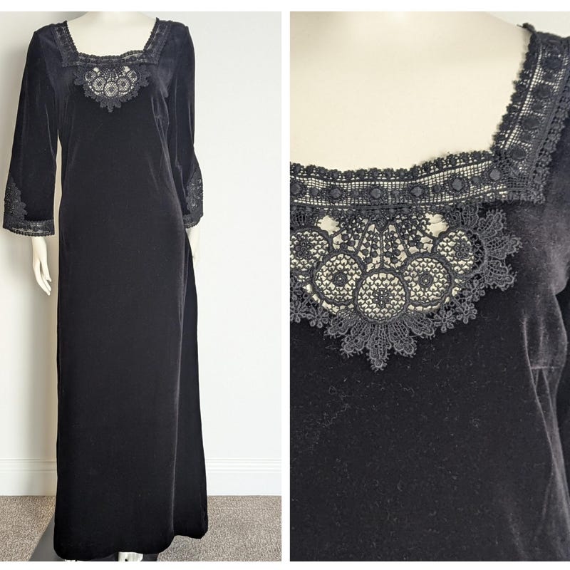 Vintage Lace V-Neck Bell Sleeve Long Sleeve Tee